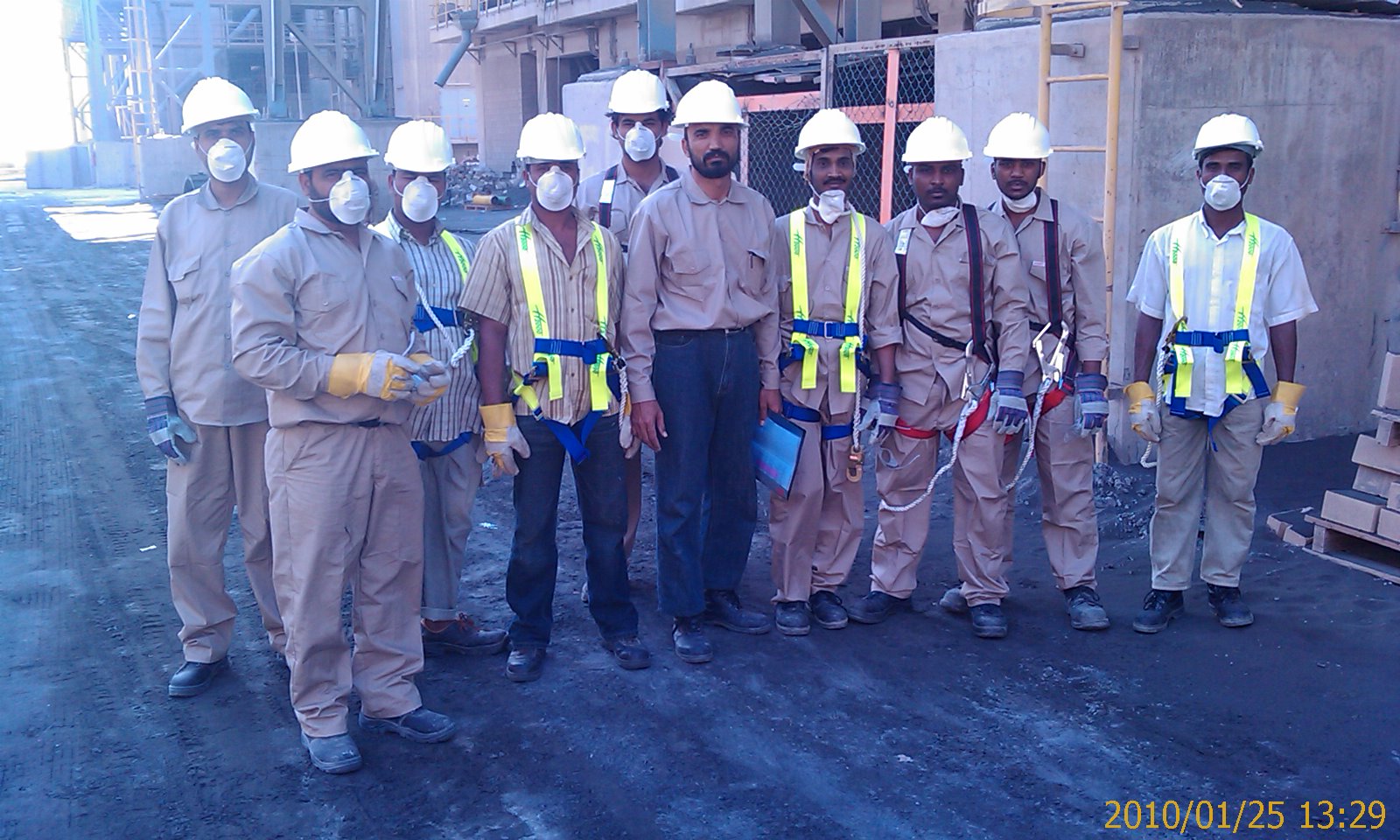 Installation of Fibre Optic Cable at Rabigh Cement Factory
