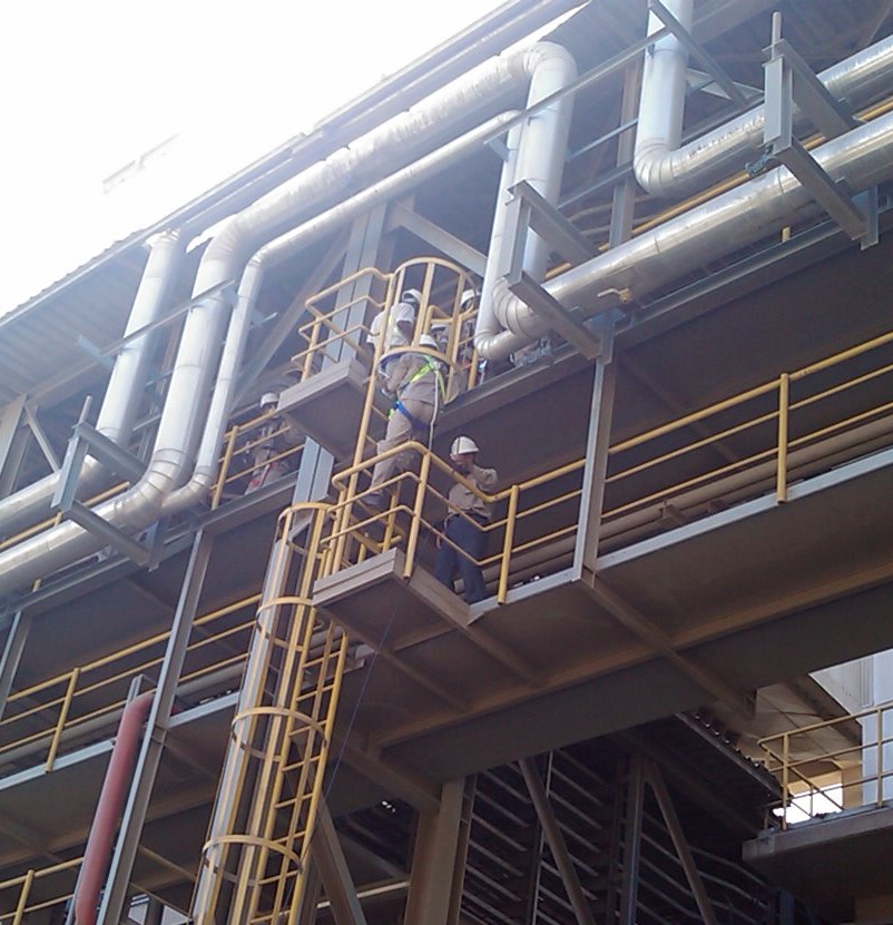 Installation of Fibre Optic Cable at Rabigh Cement Factory